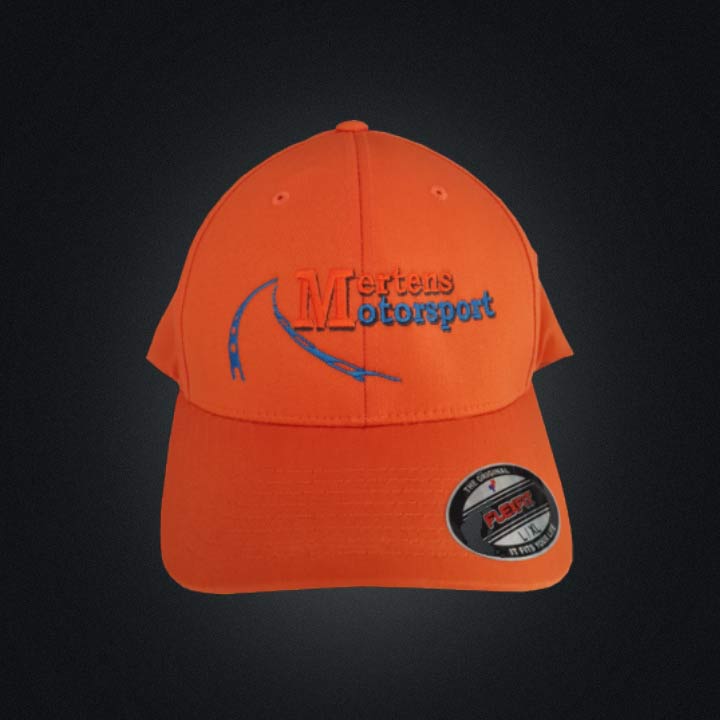 Flexfit Cap 'Mertens Motorsport' orange